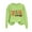 Green, variant on successthop Thanksgiving Sweatshirt for Women Pumpkin FLeece Oversized Crewneck Long Sleeve Sweater Pullover Clothes M