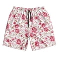 thumbnail image 5 of Goofa Rose Flowers Printed Mens Swim Trunks Summer Quick Dry Short Beach Swimwear Bathing Suits-Medium, 5 of 9
