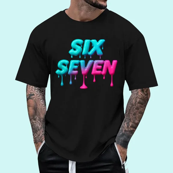 Six Seven Meme for Gen Alpha and Adults T-Shirt