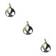 thumbnail image 1 of Greeniant Arnés para mascotas Chaleco de malla de nylon ajustable Entrenamiento nocturno Poliéster elástico Clip trasero Correa Verde L 3piezas, 1 of 6