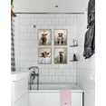 thumbnail image 5 of Funny Highland Cow 11x14in4pcs Bathroom Wall Art Framed Rustic Cute Bathroom Canvas Prints for Bathroom Restroom Decor, 5 of 5