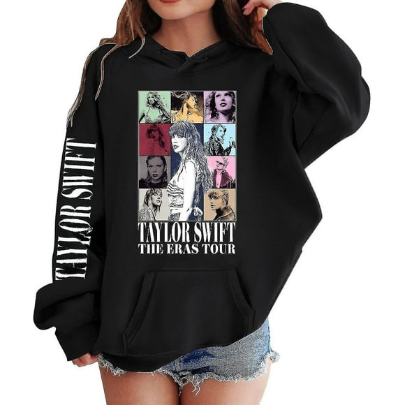 Girls Hoodies 1989 Casual Taylor Sweatshirt Kids Boys Swifts Pullover Hooded Concert Outfit Compatible 4-14 Years