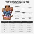 thumbnail image 5 of Uemuo fisherman fishing with USA flag Pattern Women's Sports Bra - High Impact Support, Breathable, and Comfortable Athletic Bra for Running, Yoga, and Workouts-Small, 5 of 8