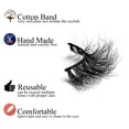 thumbnail image 4 of Pestañas de Visón Miuhair Beauty VieyEve Fluffy 25 mm 3D Dramatic X017L, 4 of 7