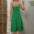 thumbnail image 4 of Robes d'Été pour Femmes Sans Manches à Bretelles Spaghetti Imprimé Floral Robe Midi Décontractée Ample, 4 of 6