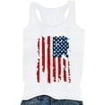 thumbnail image 3 of JFGHDG Womens Tank Tops Print Tee Tops American Flag Tank Tops 4th Of July Tank Tops With American Flag We The People American Flag Tees Patriotic Tees White 2XL, 3 of 3