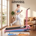 thumbnail image 5 of Simpfree Walking Vibration Pad with 8% Incline,3 in 1 Walking Pad with Handle Bar,2.5HP Treadmills for Home/Office/Gym,Under Desk Treadmill 300LBS Capacity,2S Folding,Installation-Free, 5 of 9