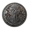 thumbnail image 2 of Hobo US monedas chapadas en plata, moneda de decoración del hogar, monedas coleccionables mágicas de la suerte, regalos de Navidad, 2 of 3