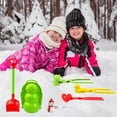thumbnail image 3 of Snowball Maker Clip Maker Outil de Moule de Sable de Neige en Forme d'Animal Hiver Neige Jouets Kit, 3 of 7