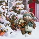 thumbnail image 1 of CaiYueKe Christmas Acrylic Garden Stake, Snowman Planter Stand, Outdoor Holiday Decor for Patio and Yard, Easy Install Ground Insert, Festive Home Garden Decoration, Gift for Garden Lovers, 1 of 7