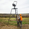 thumbnail image 4 of Big Game The Defender 12.5 Ft Tripod Stand, Deer Hunting Ladder w/ Rotating Seat, 4 of 7