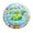 Frog, variant on Round Underwater Shark Coral Fish Print Thick Cat Water Play Mat Wide Leakproof Water Inlet Foldable Scratch Puncture Resistant All Season Cooling Warm Interactive Sensory Play Pad(Shark-65cm)