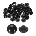 thumbnail image 1 of Uxcell 30pcs Botones de Plástico 0.47" Botón de Costura con Shank, Negro, 1 of 7