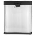 thumbnail image 5 of Elama 2 Section 15 Liter/ 4 Gallon Each Section Trash and Recycling Step Bin in Matte Silver, 5 of 7