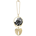 thumbnail image 1 of Constellation Leo Zodiac Symbol Car Keychain Angel Wing Pendant, 1 of 4