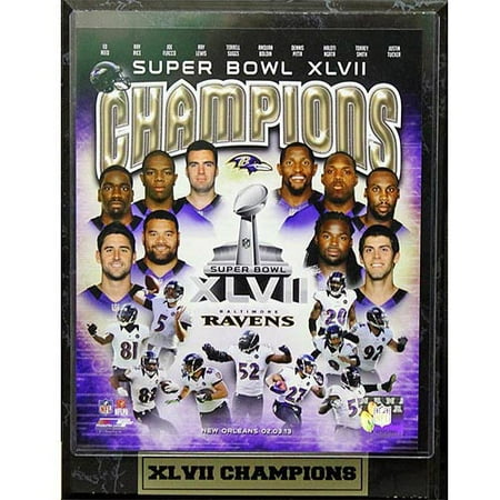 Baltimore Ravens Gift - NFL Baltimore Ravens Champs Photo Plaque, 9x12