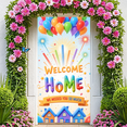 thumbnail image 6 of Decorative Design Welcome Home Balloon Backdrop Colorful Theme Family Reunion Banner for Homecoming Celebration Party Event, 6 of 7