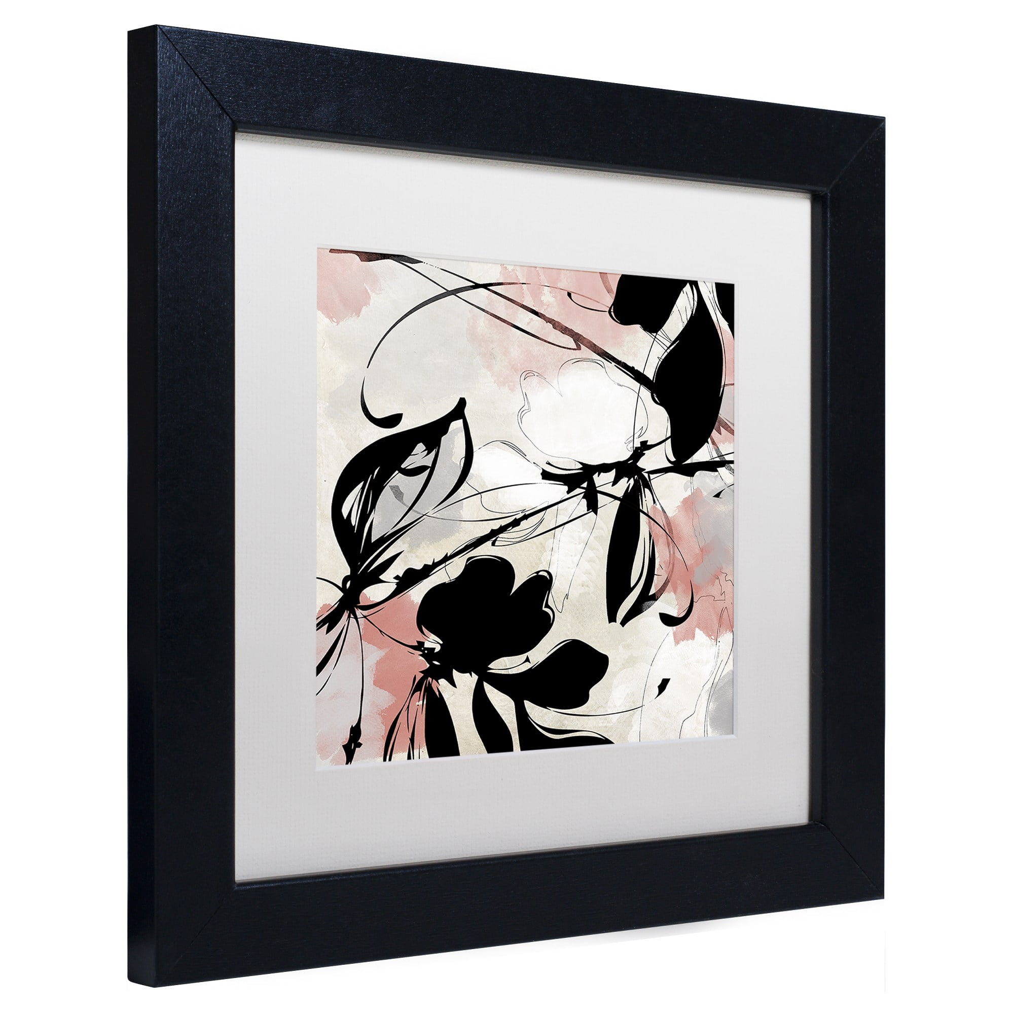 Trademark Fine Art "Manifesto with Coral" Canvas Art by Color Bakery White Matte, Black Frame