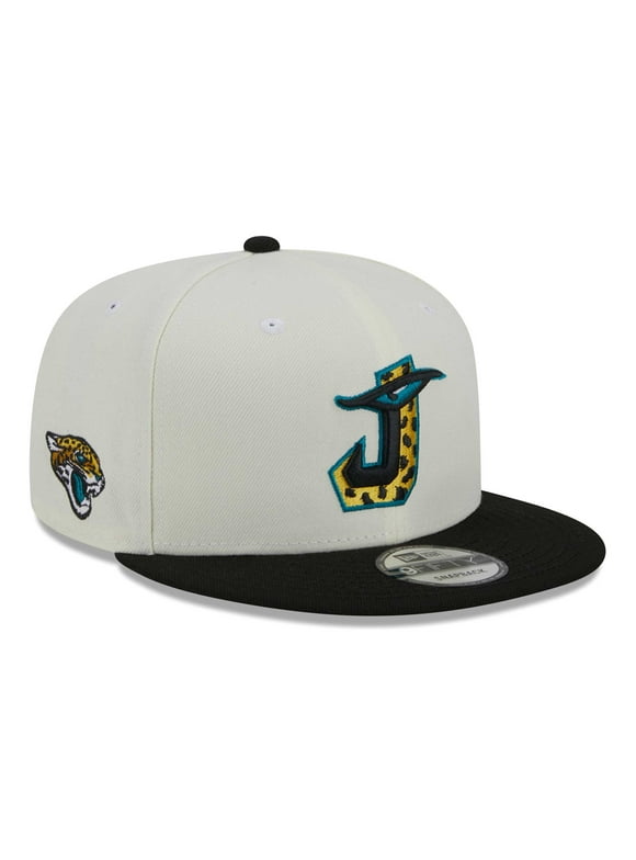 Men's New Era Cream/Black Jacksonville Jaguars City Originals 9FIFTY Snapback Hat