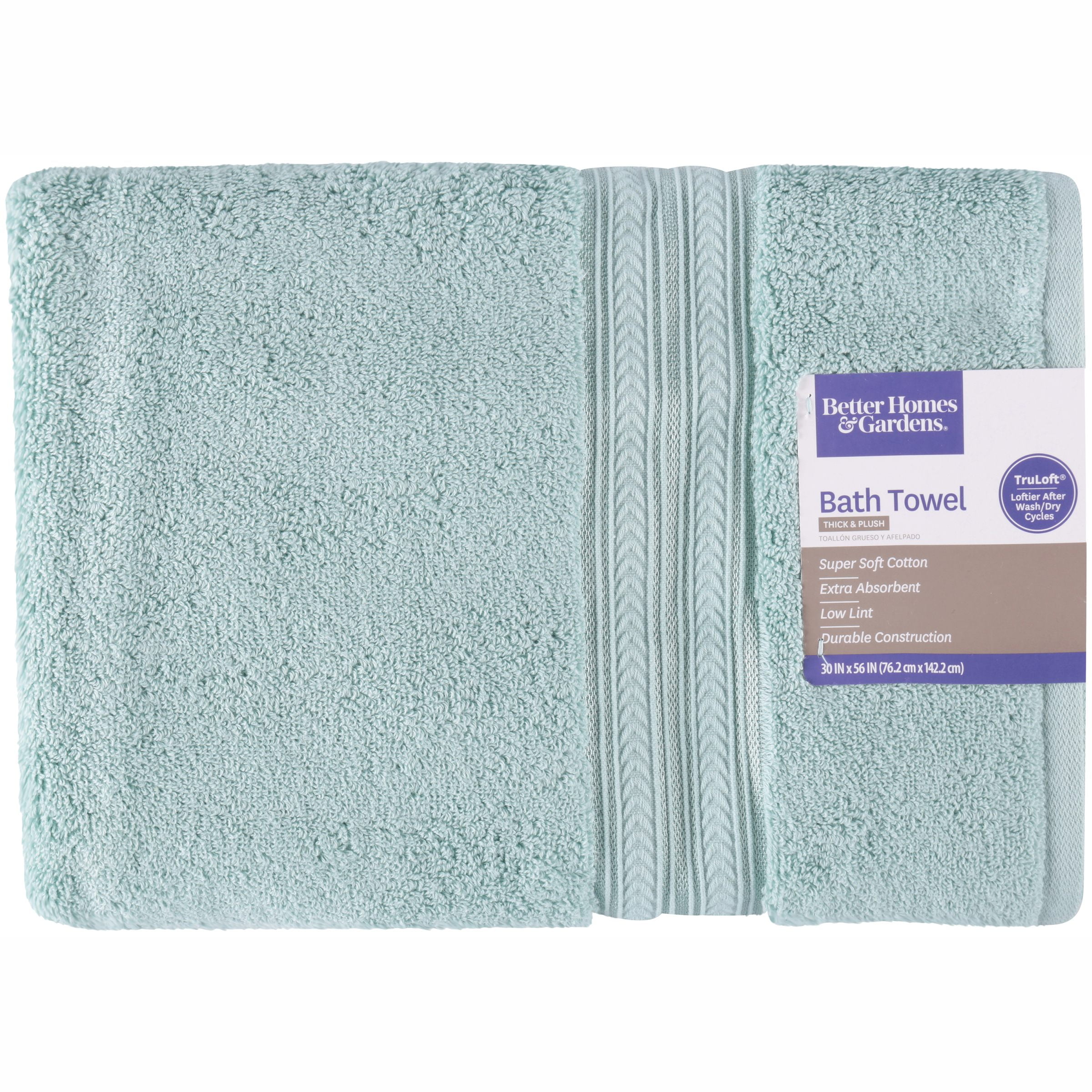 Aquifer /Arctic White Heathered 6 Piece Bath Towel Set, Better Homes &  Gardens Thick and Plush Towel Collection - Walmart.com