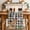 Brown, variant on Easter Bunny Table Runner 36 Inches Long Farmhouse Dress Scarves, Spring Rabbits Carrots Black Buffalo Plaid Dining Tablerunner for Coffee Table/Kitchen Island/Party Décor, Small 13" x 36"