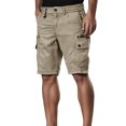 thumbnail image 5 of Men's Heavy-Duty Multi-Pocket Cargo Shorts, Outdoor Beach Work Short Pants with Quick-Dry Fabric & Reinforced Hem ,Khaki S, 5 of 5