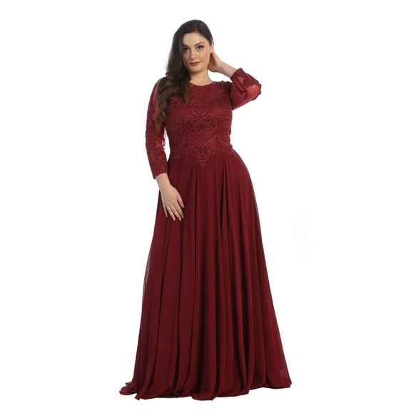 Womens Mother Of The Bride Formal Classy Gown