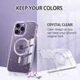 thumbnail image 4 of YWC-Magnetic Case for iPhone 14 Pro Compatible with MagSafe, Glitter Bling iPhone 14 Pro Case Slim Transparent Cover Full Body Protective Phone Cases for iPhone 14 Pro 6.1 Inch, Glitter Clear, 4 of 4