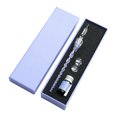 thumbnail image 1 of Glass Dip Pen Set with Ink & Pen Rest Handmade Calligraphy Pen for Lettering Journaling Drawing Smooth Writing Elegant Gift for Artists Students, 1 of 8