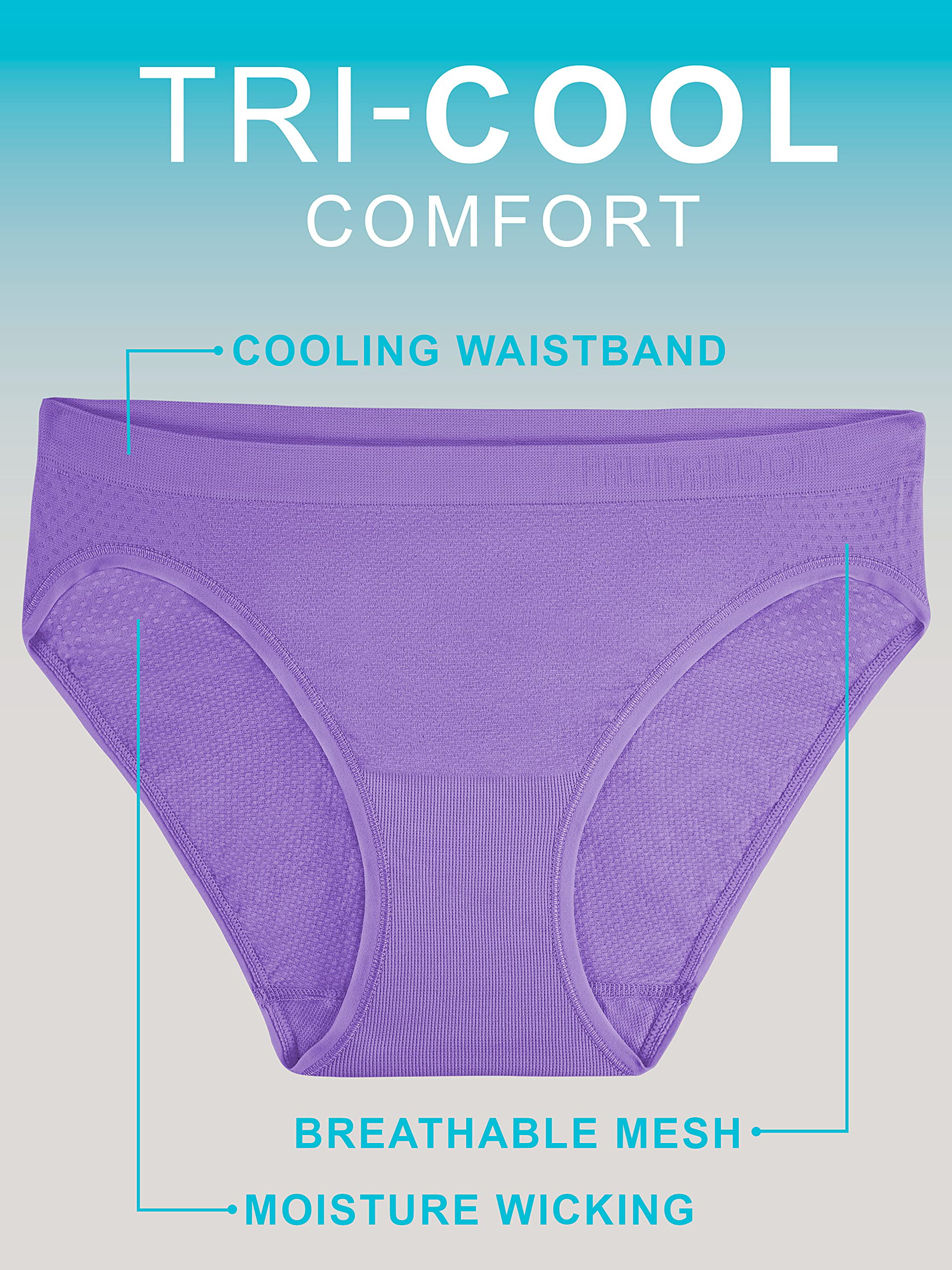 Fruit of the Loom Women's Breathable Underwear 6 Pack – Suncoast