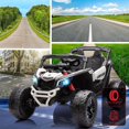thumbnail image 7 of Juiluna 12V Ride on UTV Car, Licensed Can-Am Electric Off-Road UTV Car, Kids Truck w/Remote Control, Large Seat, Music, LED Lights, Spring Suspension, Ride on Toy for Boys Girls, 7 of 7