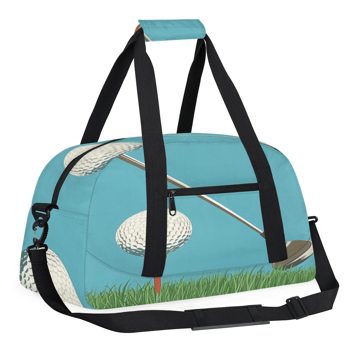Herdesigns Golf Ball Sport Sports Duffle Bag for Women & Men, Gym Bag Dance Bag Overnight Bag Carry On Weekender Travel Bag