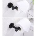 thumbnail image 4 of Toallero de papel Soporte de papel higiénico montado en la pared Acero inoxidable SUS 304 (negro) Sailing  Electrónica, 4 of 5