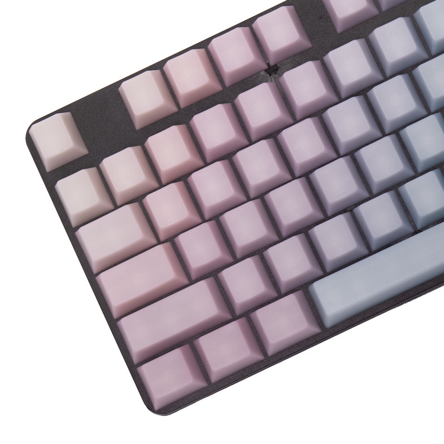 POM Jelly Aurora Keycaps Blank (109 keycap set)