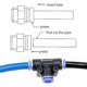 thumbnail image 5 of 10 Pieces Pneumatic Connector Hose Fittings Quick Couplings 6Mm Pneumatic Pneumatic Quick Connectors Push In Plastic Air Line Tube Fitting, 5 of 5