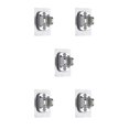 thumbnail image 2 of Wosthever Soporte de pared para brazo de ducha autoadhesivo, placa Base fija, sin perforaciones, rociador de cabezal de ducha, Spa Type5 NO5, 2 of 6