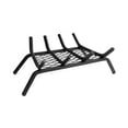 thumbnail image 1 of Pleasant Hearth - 1/2" Solid Steel Fireplace Grates With Ember Retainer, Black, 18-Inch, 1 of 2