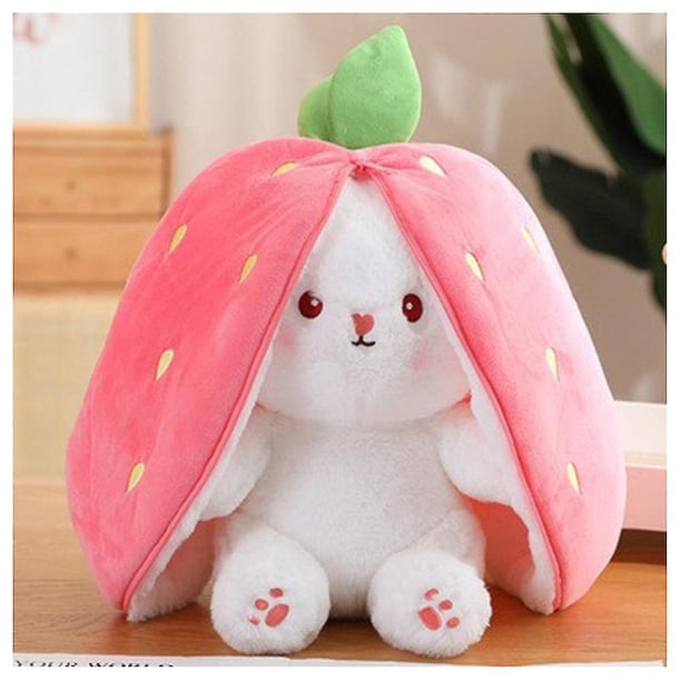 Conejos Muppet Juguetes Reversible Zanahorias Strawberrys Conejito Almohada Peluche Muñeca Para Niños Niñas