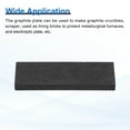 thumbnail image 4 of Rectangle Graphite Block Disk Ingot High Purity Graphite Electrode Plate Sheet 60x19x5mm for Melting Casting Electrolysis, Pack of 5, 4 of 6