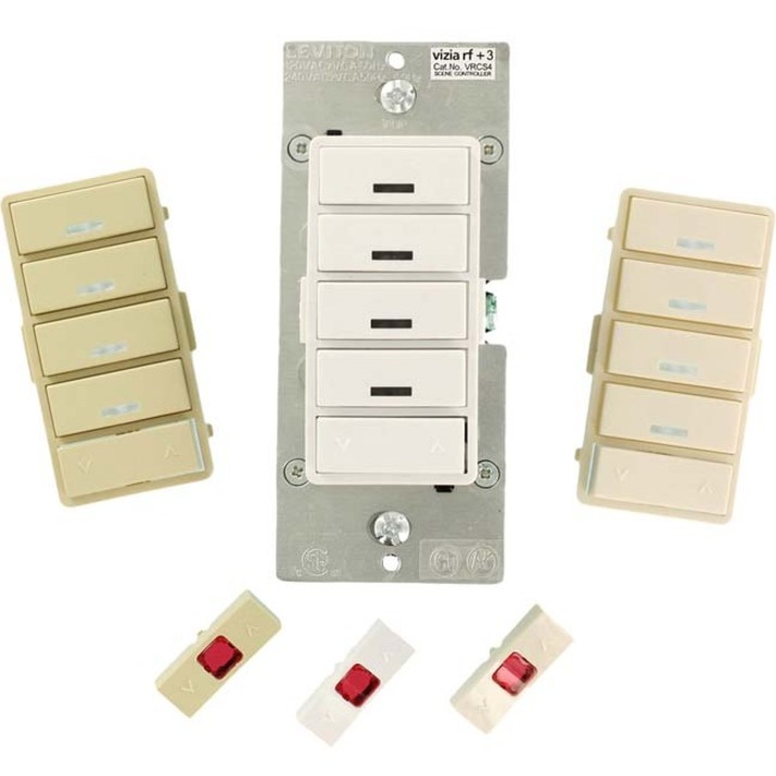 Leviton Vizia RF + VRCS4M0Z Wireless Switch