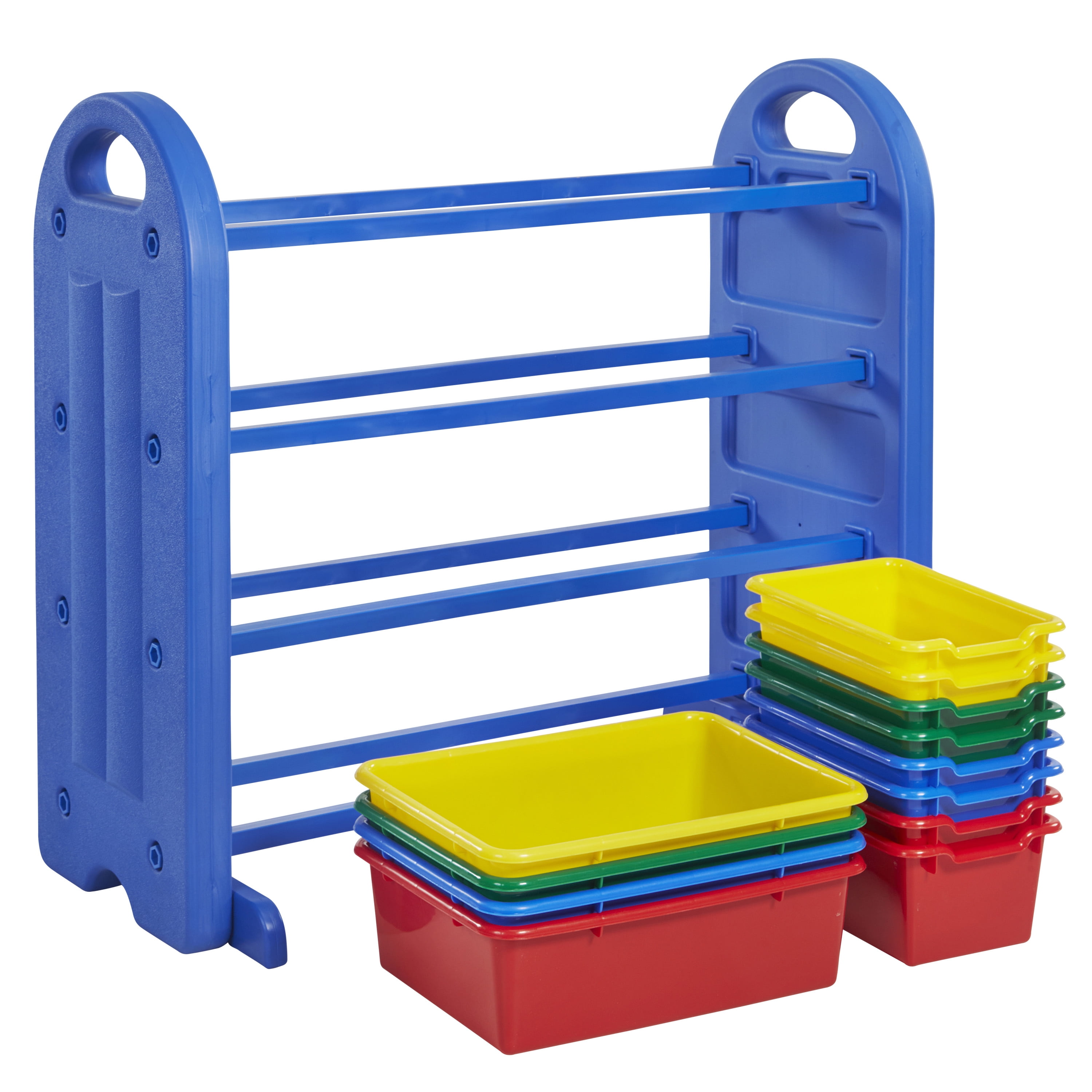 4 tier toy storage unit