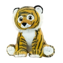 Roary the Tiger Plush 16 inch Soft Stuffed Animal, Realistic Wild Cat Toy for Gifts and Play