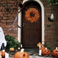 thumbnail image 6 of Fall Berries Wreath,Artificial Fall Wreath for front door rustic,autumn wreath indoor outdoor outside berries wreath,Thanksgiving Wreath decorations Celebration,Harvest wreath Farmhouse 45cm, 6 of 8