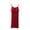 Wine, variant on lmcalzta Plus Size Nightgown for Women Sleepwear Spaghetti Strap Sleep Dress with Built in Bra Pleated Modal Dresses