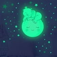 thumbnail image 1 of RV Adhesivo luminoso para pared creativo, elefante de dibujos animados, Luna, cara sonriente, fondo de sala de niños, adhesivo decorativo para pared Sailing Electrónica, 1 of 5