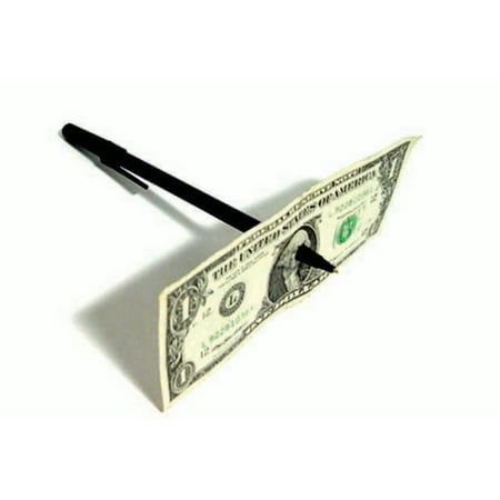 Magic Makers Perfect PENetration - Magic Pen Thru Dollar Bill Trick with 