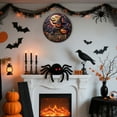 thumbnail image 2 of ChicYu Home Decoration Halloween Wooden Door Plates Halloween Decorative Hanging Plates Suitable for Halloween Home Decoration Hangs on Doors or Walls, 2 of 5
