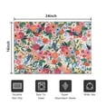 thumbnail image 5 of Pioneer Flower Floral Print Pattern Door Rugs,Washable Non Slip Door Mats Indoor,Decorative Door Mats,Entry Mat Indoor for Entrance,Bedroom,Kitchen,Bathroom,16"x24", 5 of 6