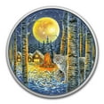 thumbnail image 1 of 2017 Canada 2 oz Silver $30 Animals in the Moonlight: Lynx, 1 of 3