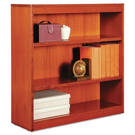 UPC 042167100216 product image for 3-Shelf 35-5/8 in. x 11-3/4 in. x 36 in. Square Corner Bookcase - Medium Cherry | upcitemdb.com